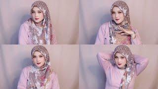 #7 CONTEMPORARY RECTANGULAR HIJAB STYLE TUTORIAL COVERS THE CHEST OF PREMIUM MOTIFS