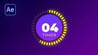 Create Count Down Timer Animation in After Effects