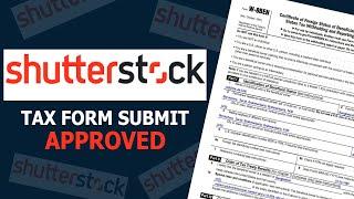 How To Submit Tax Form In Shutterstock | Shutterstock Tax Submission | Bangla Tutorial