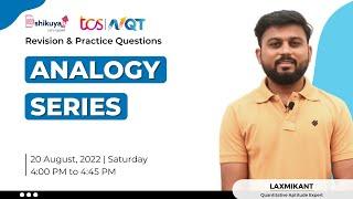 TCS NQT Logical Reasoning Practice Questions 2023 | FAQ | Analogy, Series