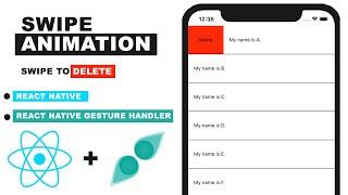 Swipe Animation in React Native | Swipe to Delete | React Native Gesture Handler