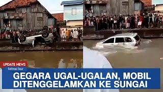 BAR-BAR!!! Aksi Warga Beri Pelajaran Pemobil Ugal-ugalan di Jalan