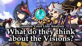 Thoughts and Misconceptions of the Genshin Characters About Their Visions [Voice Line Analysis]