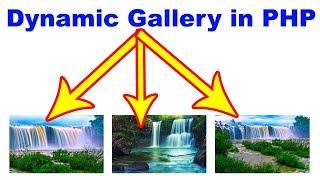 25. How to make create dynamic gallery in PHP, PHP Tutorial for beginners