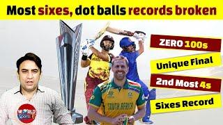T20 World Cup 2024: Most sixes, dot balls records broken | First final between unbeatable team