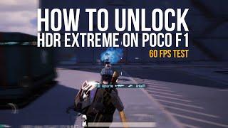 HOW TO UNLOCK HDR EXTREME ON POCO F1 | PUBG MOBILE | BGMI