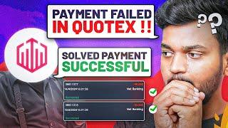 Quotex Withdrawal Problem I How To Fix NetBanking Withdrawals in QUOTEX