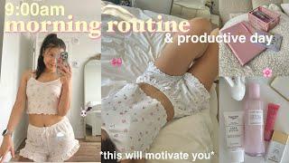 *realistic* 9am morning routine to night routine  healthy habits & sunday reset!