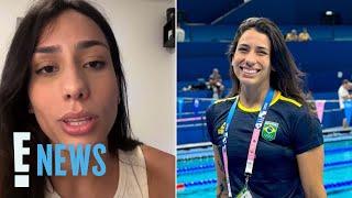 Brazilian Swimmer Ana Carolina Vieira BREAKS SILENCE on Olympic Dismissal | E! News