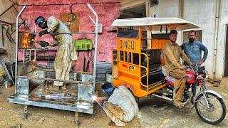 We are manufacturing Qingqi rikshaw from old iron sheet in pakistan