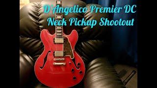 D'Angelico Premier DC Neck Pickup Shootout: Seymour Duncan Pearly Gates (N) vs  Lollar Imperial (N)