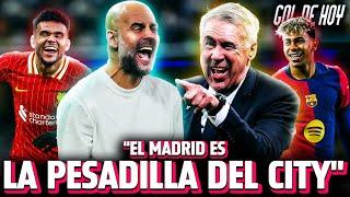 La REACCIÓN de GUARDIOLA al enterarse que enfrentará al MADRID | Cruces de la CHAMPlONS | #goldehoy