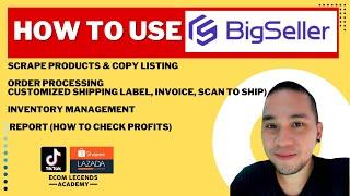 HOW TO USE BIG SELLER , INTEGRATE YOUR LAZADA AND SHOPEE STORES IN JUST 1 PLATFORM