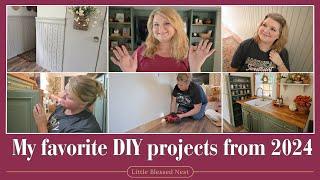 My FAVORITE 2024 DIY projects on my 1988 single wide mobile home + My plans for 2025