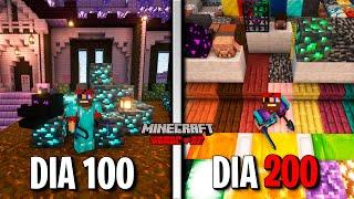 Sobreviví 200 Días en MINECRAFT HARDCORE pero en la 1.20