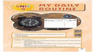 5. SINIF İNGİLİZCE 4. ÜNİTE DİNLEME METİNLERİ PASİFİK YAYINLARI 2024-2025 MY DAILY ROUTINE