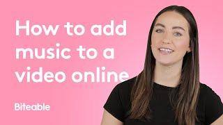 How to add music to a video online