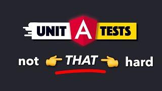 I bet you can write an Angular UNIT TEST after this video