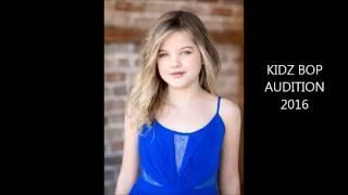 Ainsley Reagan Dobbs Kidz Bop Audition 2016