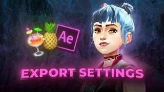 After Effects: Perfect Export Settings for Social Media!