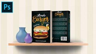 Cookbook Book Cover Design in Photoshop