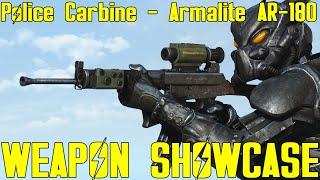 Fallout 4: Police Carbine - Armalite AR-180 - Weapon Mod Showcase