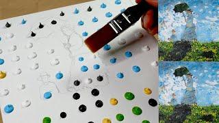 TutoDessin : Comment Reproduire le Tableau de MONET facilement - Techniques de Peinture