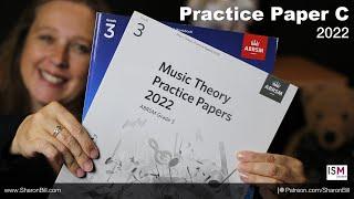 ABRSM Grade 3 Music Theory Practice Paper C 2022 - with Sharon Bill