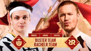 Buster Team VS RachelR Team. BetBoom Streamers Battle CS2