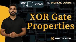 XOR Gate Properties in Hindi with example | Digital Electronics