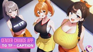 Gender change APP[TG TF Caption] Anime MTF Transgender Transformation