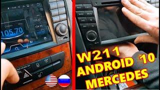 Complete Installation Android 10 Radio DVD (COMAND) CANBUS & Decoder on Mercedes W211, W219, W209