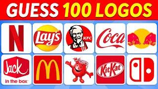 Guess the Red Logo in 3 Seconds | 100 Famous Logos