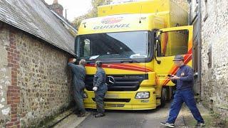 Extreme Dangerous Idiots Truck Driving Skills - Total idiots at work - Truck Fails Compilation #4