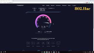 Speed Test 802.11ac vs 802.11n WIFI / 5Ghz vs 2.4Ghz - Tenda AC1200