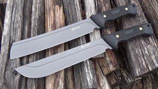 Ned Foss Heavy Machetes ($60) Review, Ned Foss Knives Alaska Survival Machetes, Drop Point, Tanto