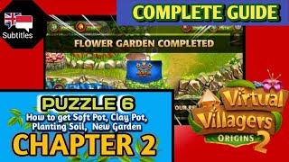 (Chapter 2) - Puzzle 6 - Virtual Villagers Origins 2 - Flower Garden Completed Guide