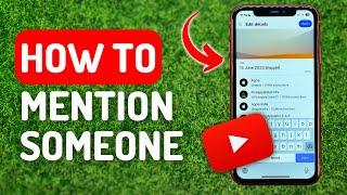 How to Tag (Mention) Someone on Youtube - Full Guide