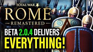 MASSIVE NEW UPDATE FOR ROME REMASTERED CHANGES EVERYTHING! - Total War News