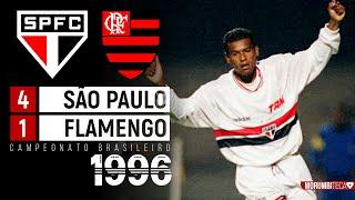 São Paulo 4x1 Flamengo - 1996 - MULLER, VALDIR, DENILSON E SERGINHO GOLEIAM O FLA DE BEBETO E SÁVIO!