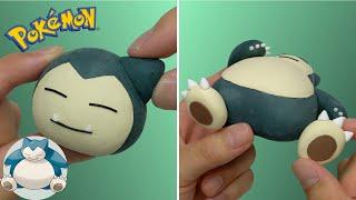 Pokemon Figures Making - Snorlax | Clay Art / Pokemon toys