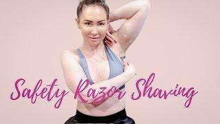 Shaving my Underarms with a Safety Razor | Yasmin Scott