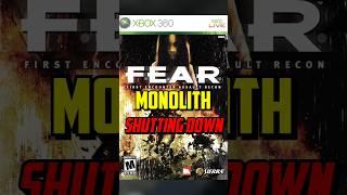 Warner Bros Shutting Down Monolith (F.E.A.R., Condemned Alien VS Predator 2, etc),