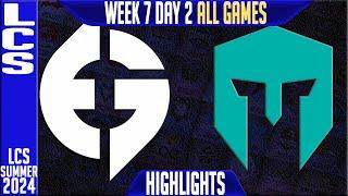 DIG vs IMT Highlights ALL GAMES | LCS W7D2 Summer 2024 | Dignitas vs Immortals Week 7 Day 2