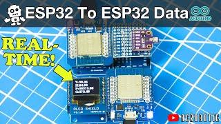 ESP32 To ESP32 Real-Time Data Transfer Using Websockets Client/Server | BME680 + Arduino IDE