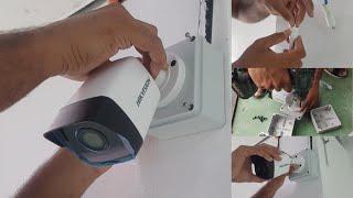 CCTV Camera Installation Out Door How To Install A Hikvision dahua IP camera #hikvision #dahua