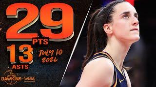 Caitlin Clark Drops 29 Pts x 13 Asts vs Mystics  | July 10, 2024