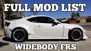 Rocket bunny V1 FRS (Full Mod list)