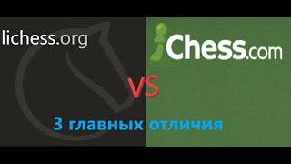 Шахматы // Три главных отличия между lichess.org и Chess.com
