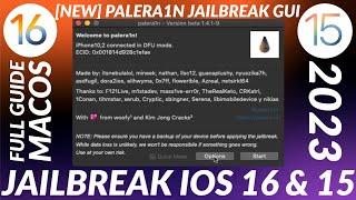[NEW] Palera1n GUI for MacOS | Palera1n Jailbreak iOS 16 / 15 | Complete Easy Guide | 2023